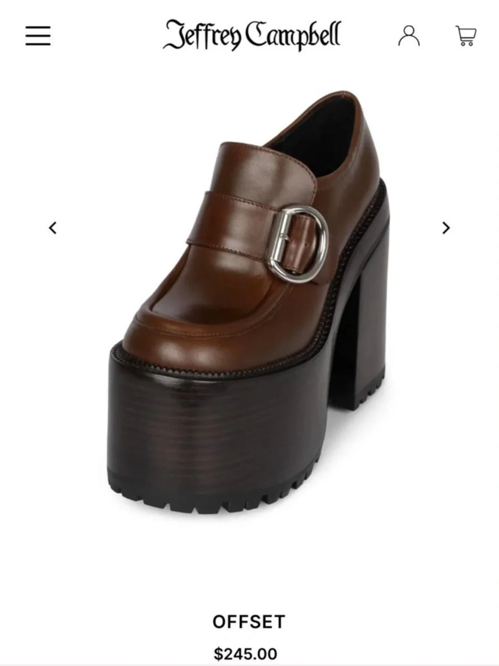 Jeffrey Campbell OFFSET Chunky Platforms *Sold Out* MRSP $245 - Picture 3 of 11
